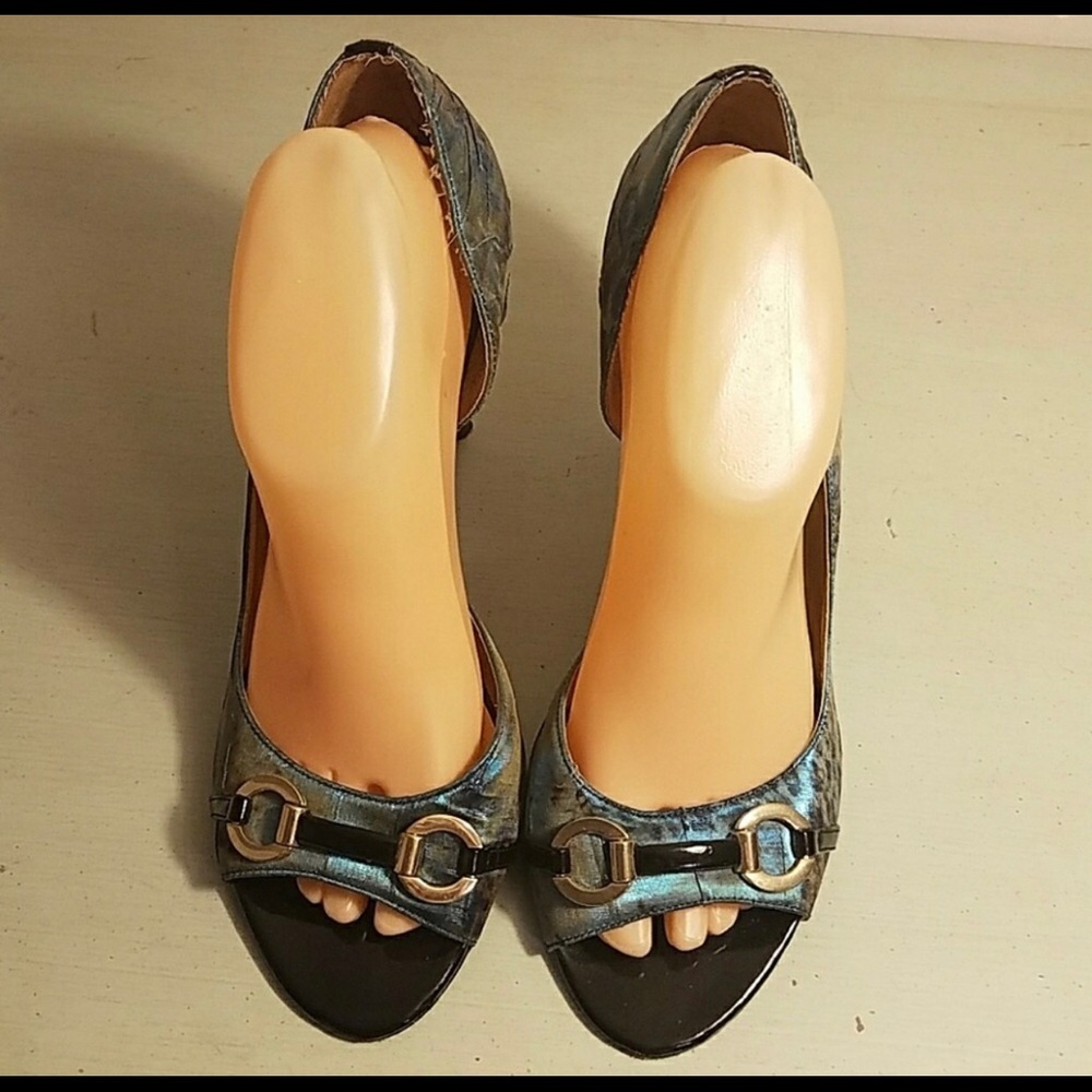 Multi-Blue heels - Picture 5 of 7